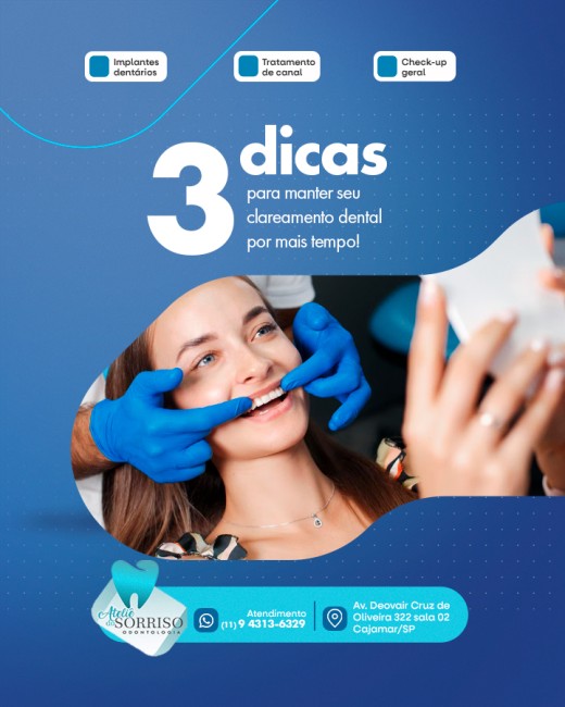 3 Dicas para Manter Seu Clareamento Dental por Mais Tempo
