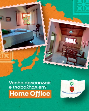 Venha descansar e trabalhar em Home Office