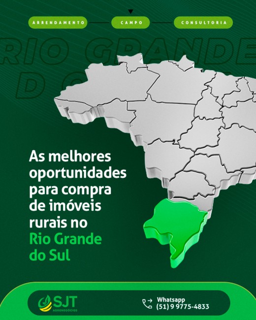 As melhores oportunidades para compra de imóveis rurais no Rio Grande do Sul