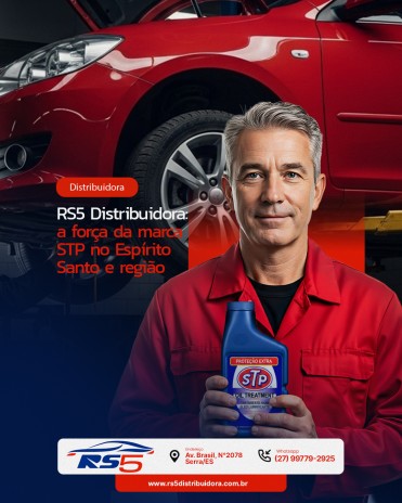 RS5 Distribuidora: a força da marca STP no Espírito Santo e região