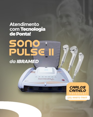 Atendimento com Tecnologia de Ponta! Sonopulse II da IBRAMED  ( modelo para imagem - Sonopulse II da IBRAMED )