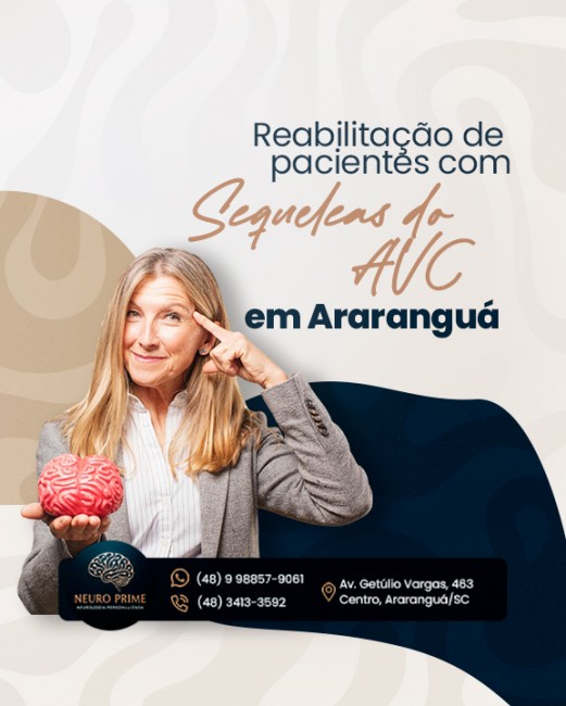 Reabilitação de pacientes com sequelas do AVC em Araranguá