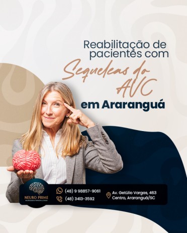 Reabilitação de pacientes com sequelas do AVC em Araranguá