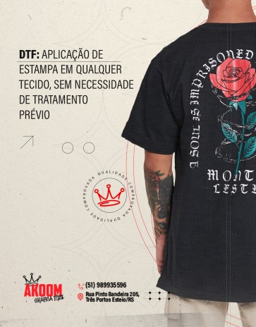 DTF: aplicação de estampa em qualquer tecido, sem necessidade de tratamento prévio