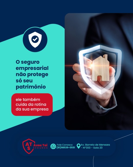 O seguro empresarial não protege só seu patrimônio; ele também cuida da rotina da sua empresa