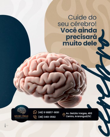 Cuide do seu cérebro! Você ainda precisará muito dele