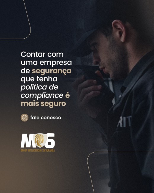 Contar com uma empresa de segurança que tenha política de compliance é mais seguro