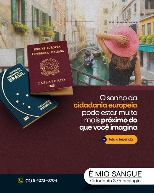 O sonho da cidadania europeia pode estar muito mais próximo do que você imagina