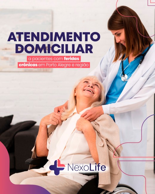Atendimento domiciliar a pacientes com feridas crônicas em Porto Alegre e região