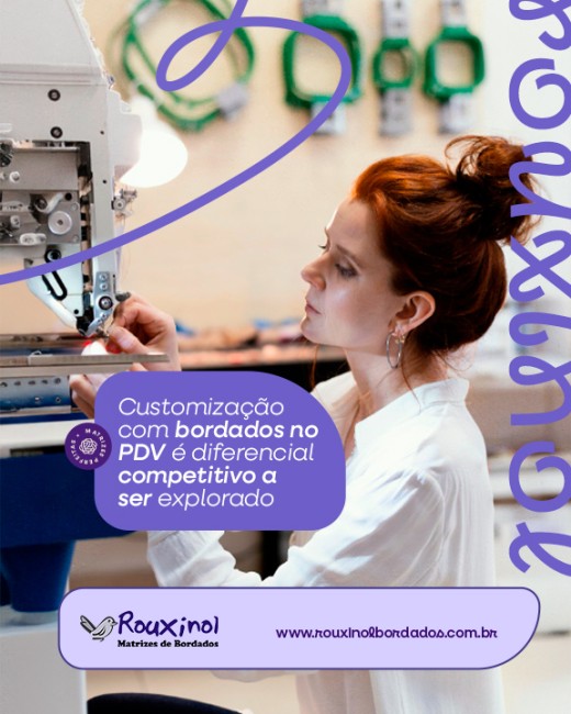 Customização com bordados no PDV é diferencial competitivo a ser explorado
