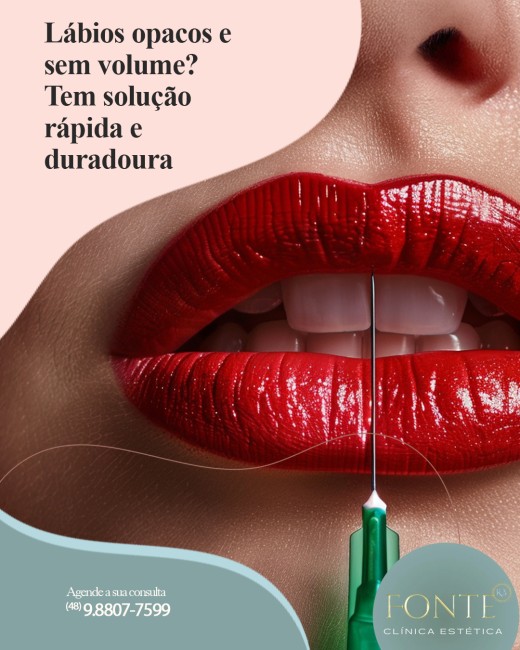 Lábios opacos e sem volume? Tem solução rápida e duradoura