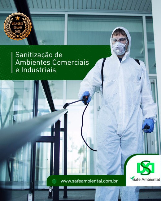 Sanitização de Ambientes Comerciais e Industriais