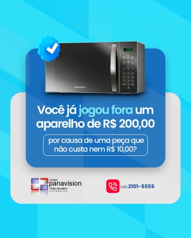 Você já jogou fora um aparelho de R$ 200,00 por causa de uma peça que não custa nem R$ 10,00?