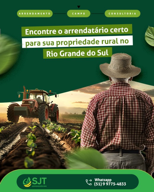 Encontre o arrendatário certo para sua propriedade rural no Rio Grande do Sul