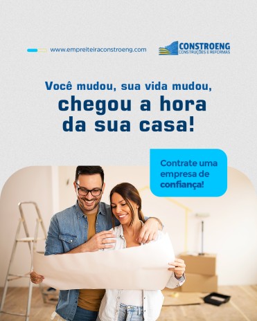 Você mudou, sua vida mudou, chegou a hora da sua casa?