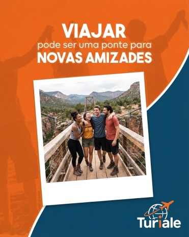 Viajar pode ser uma ponte para novas amizades