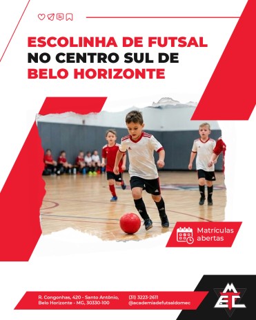Escolinha de Futsal no Centro Sul de Belo Horizonte