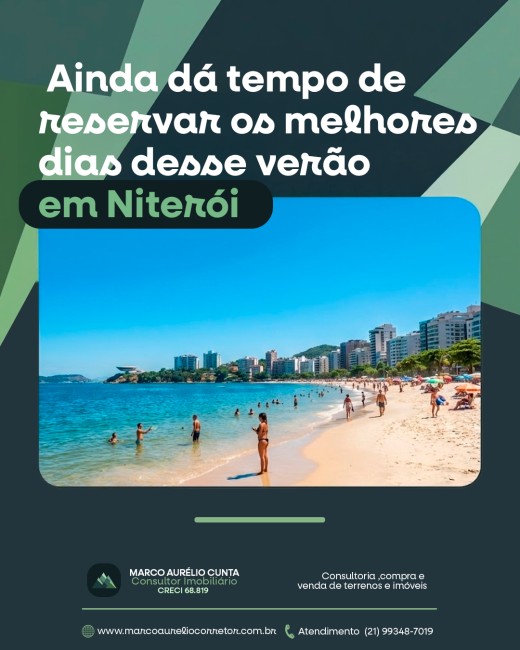 Ainda dá tempo de reservar os melhores dias desse verão em Niterói
