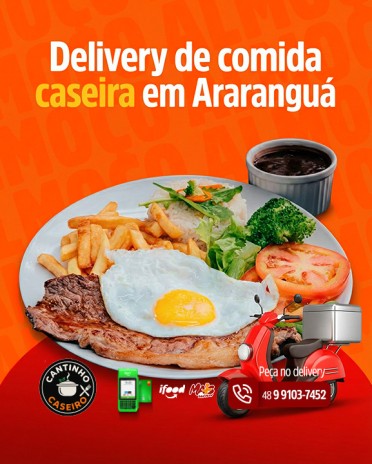 Delivery de comida caseira em Araranguá