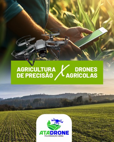 Agricultura de precisão x drones agrícolas
