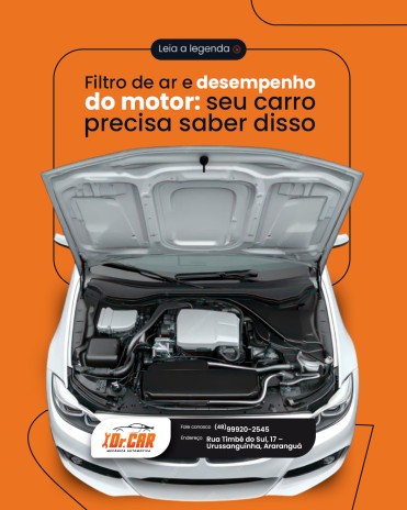 Filtro de ar e desempenho do motor: seu carro precisa saber disso