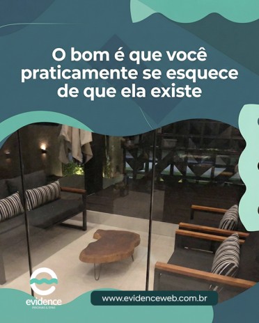 O bom é que você praticamente se esquece de que ela existe