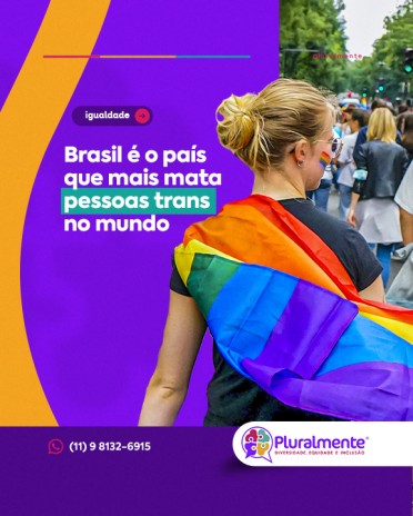 Brasil é o país que mais mata pessoas trans no mundo