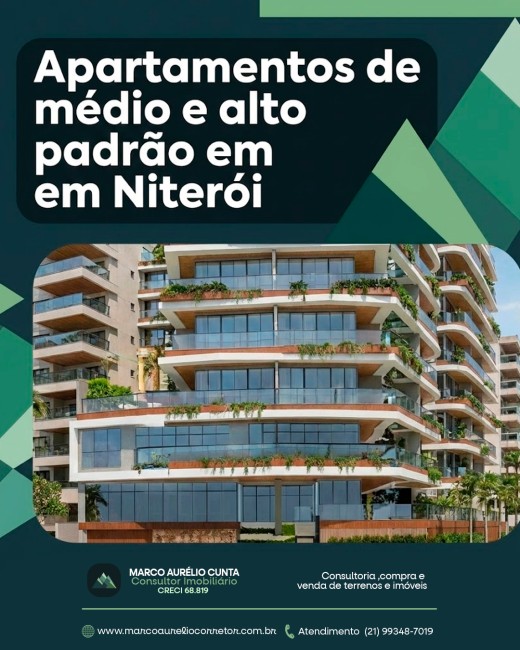 Apartamentos de médio e alto padrão em Niterói