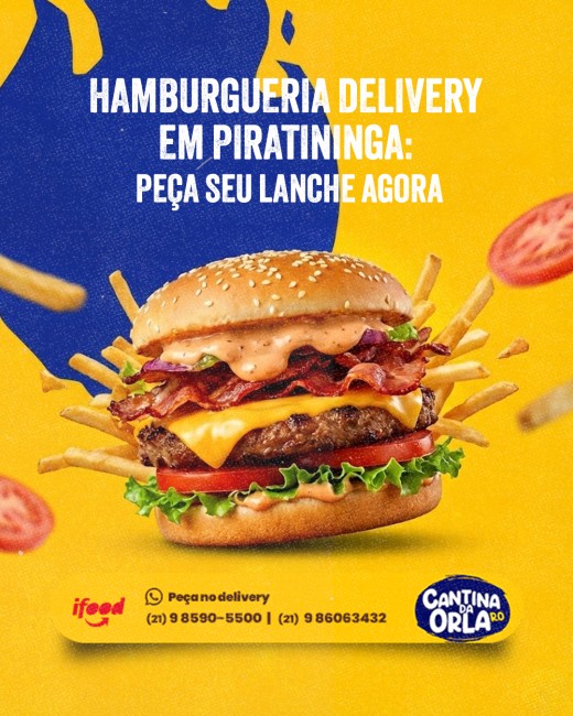 Hamburgueria delivery em Piratininga: peça seu lanche agora