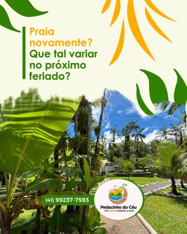 Praia novamente? Que tal variar no próximo feriado?