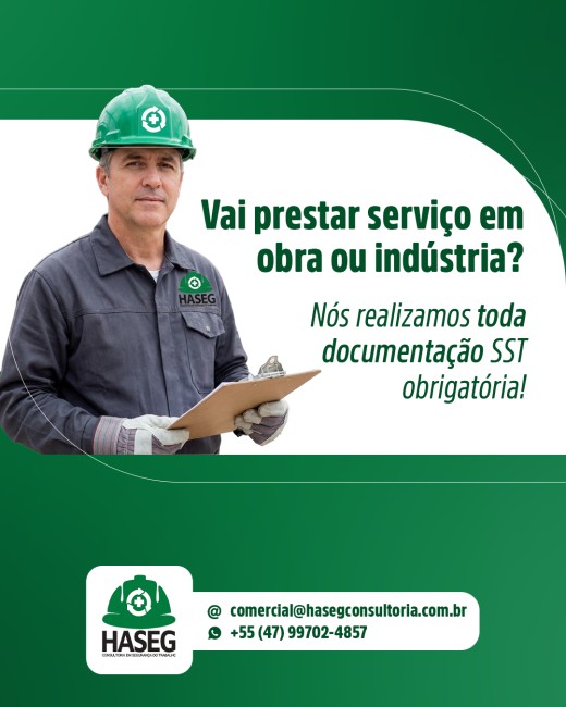 Vai prestar serviço em obra ou indústria? A documentação é obrigatória!