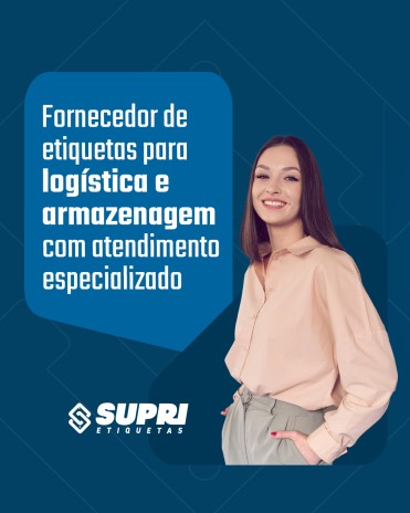Fornecedor de etiquetas para logística e armazenagem com atendimento especializado