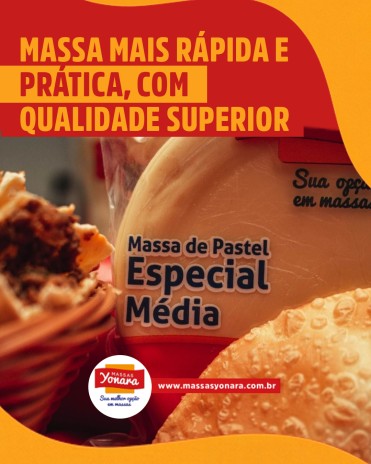 Massa mais rápida e prática, com qualidade superior