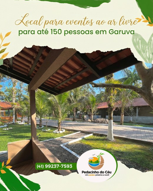 Local para eventos ao ar livre para até 150 pessoas em Garuva