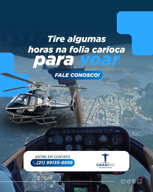 Tire algumas horas na folia carioca para voar