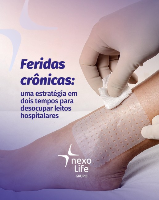 Feridas crônicas: uma estratégia em dois tempos para desocupar leitos hospitalares