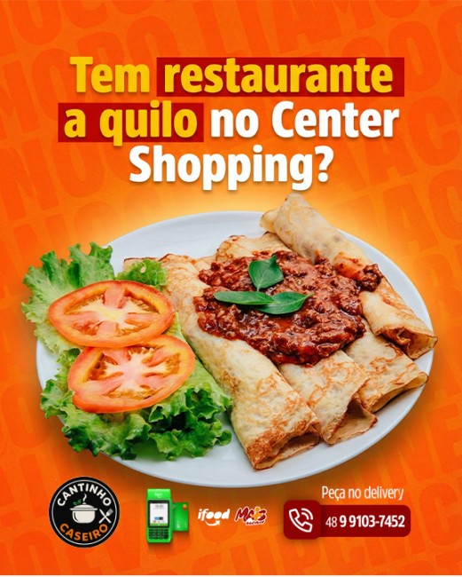 Tem restaurante a quilo no Center Shopping?