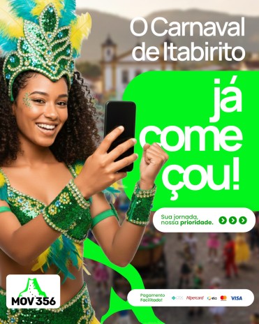 O Carnaval de Itabirito já começou!