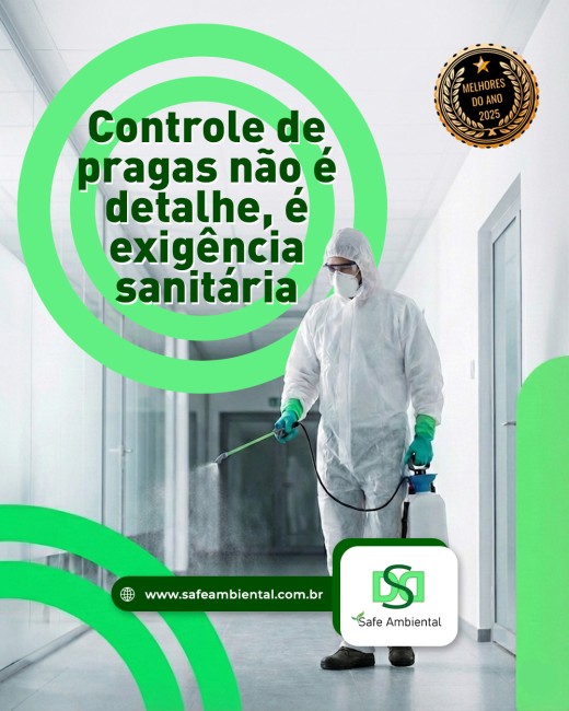 Controle de pragas não é detalhe, é exigência sanitária