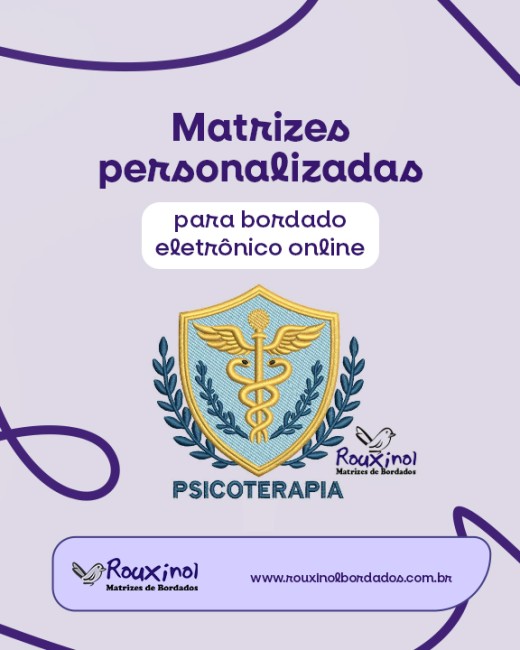 Matrizes personalizadas para bordado eletrônico online