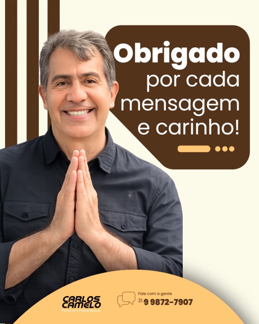 (post para o dia 17/02) Obrigado por cada mensagem e carinho!