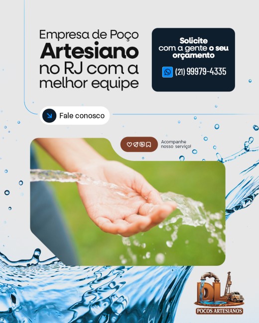 Empresa de Poço Artesiano no RJ com a Melhor Equipe