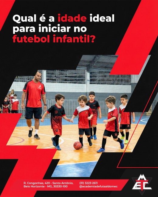 Qual é a idade ideal para iniciar no futebol infantil?