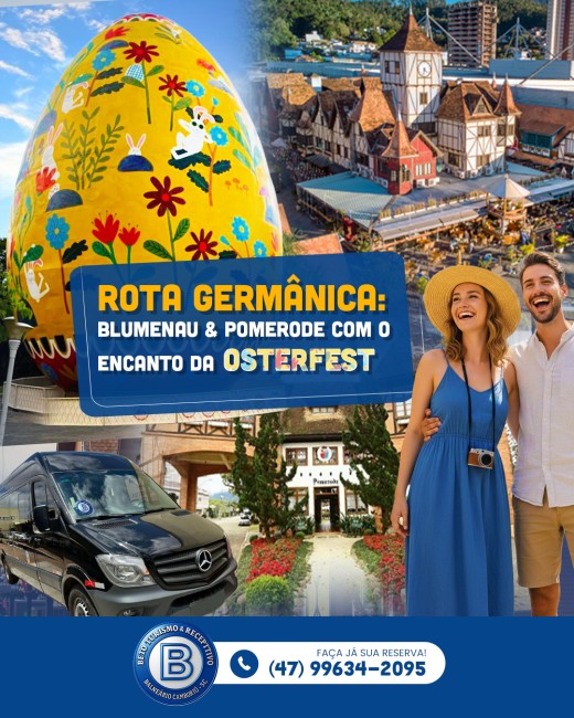 Blumenau & Pomerode com o encanto da Osterfest (Pegar informações necessárias para colocar no banner com a Juliana)
