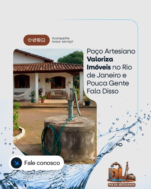 Poço Artesiano Valoriza Imóveis no Rio de Janeiro e Pouca Gente Fala Disso