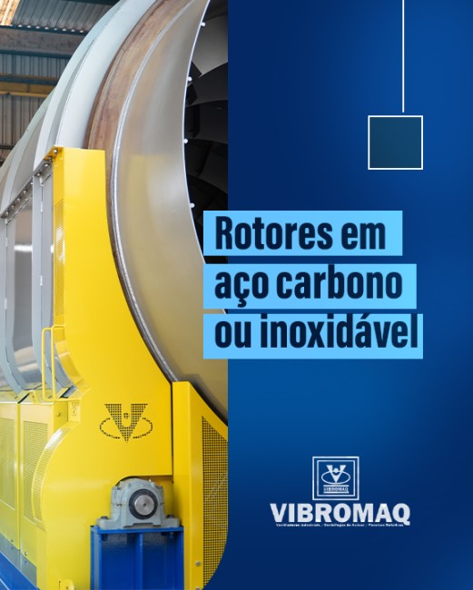 Rotores em aço carbono ou inoxidável