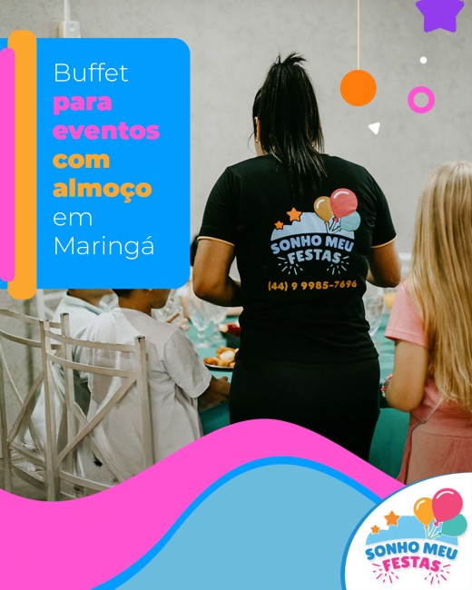 Buffet para eventos com almoço em Maringá