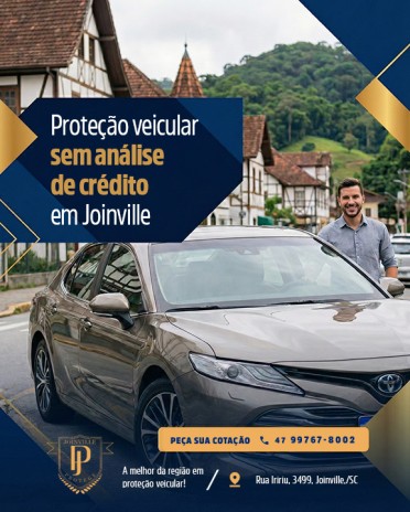 Proteção veicular sem análise de crédito em Joinville