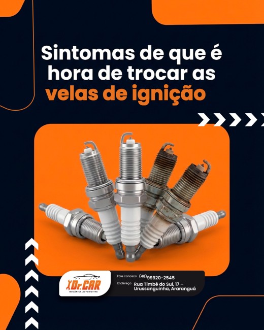 Sintomas de que é hora de trocar as velas de ignição