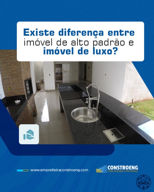 Existe diferença entre imóvel de alto padrão e imóvel de luxo?